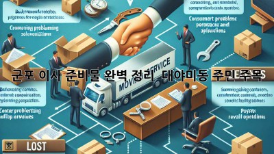 군포 이사 준비물 완벽 정리! 📦✨ 대야미동 주민 주목!